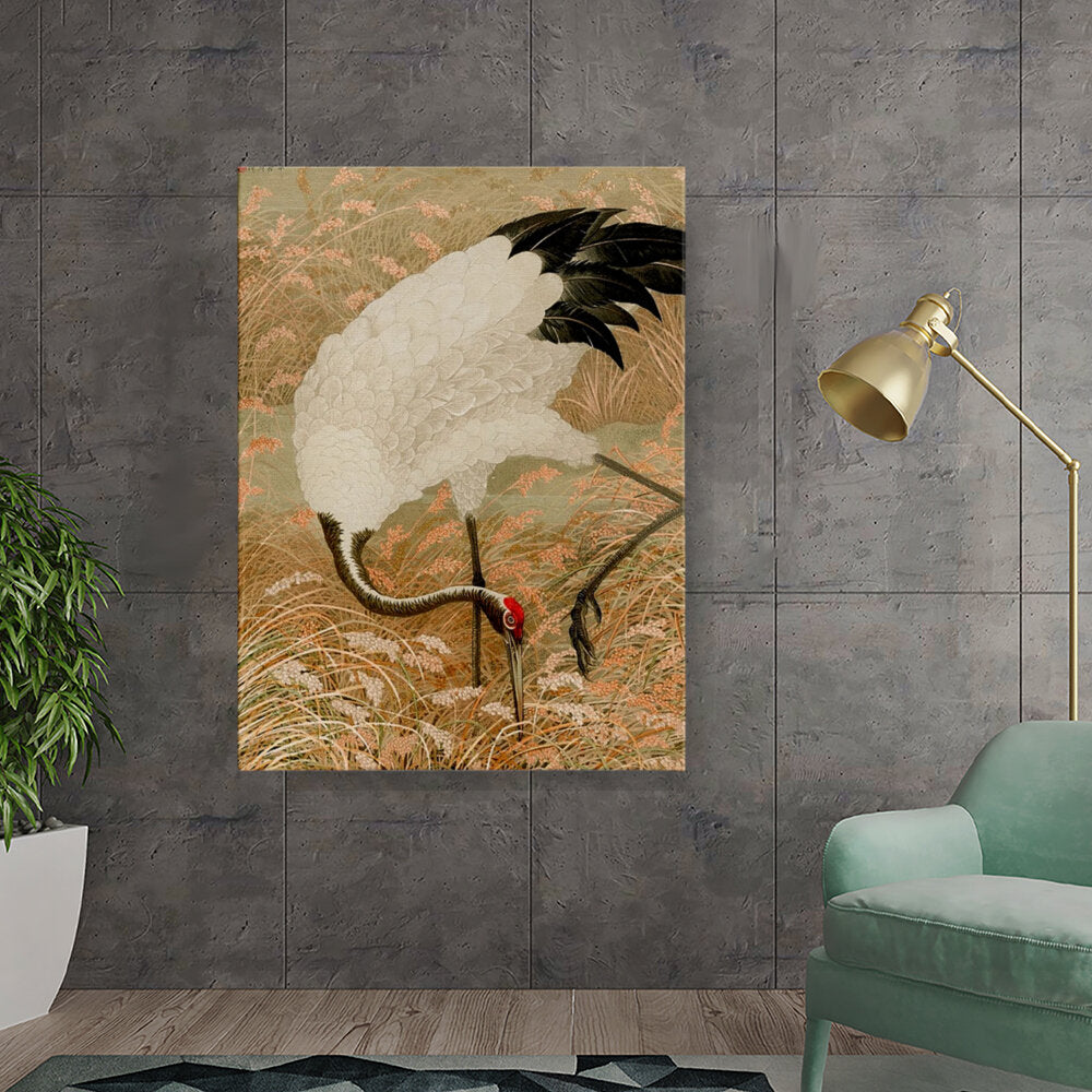 Graceful Cranes In Nature