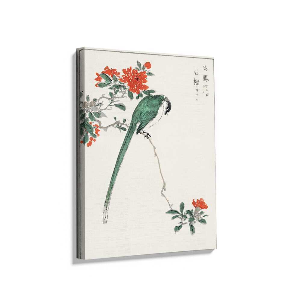 Picasoul - Picasoul Curated - Green Bird On Branch - Wall Decor