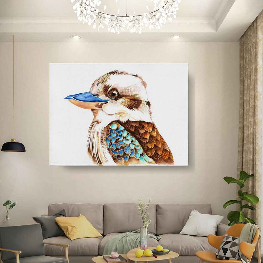 Colorful Kookaburra Portrait