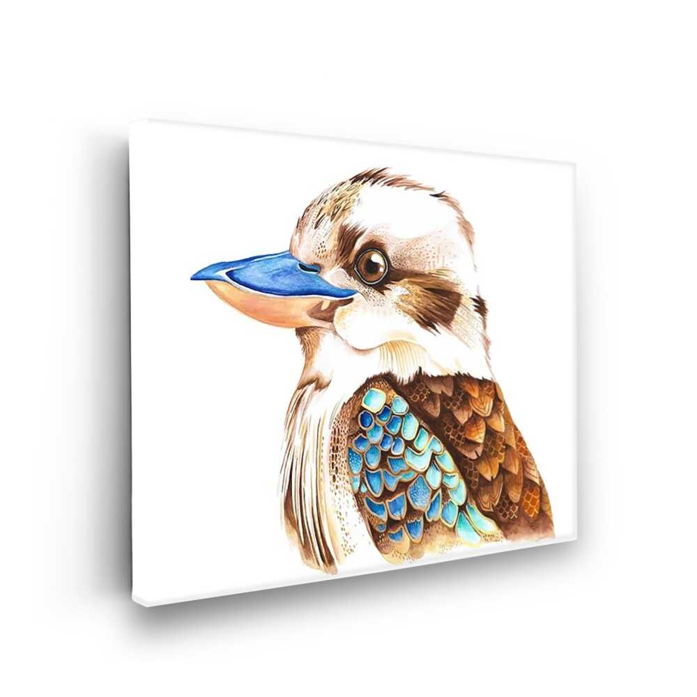 Picasoul - Picasoul Curated - Colorful Kookaburra Portrait - Wall Decor