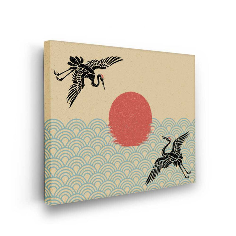 Picasoul - Picasoul Curated - Crane Dance At Dawn - Wall Decor