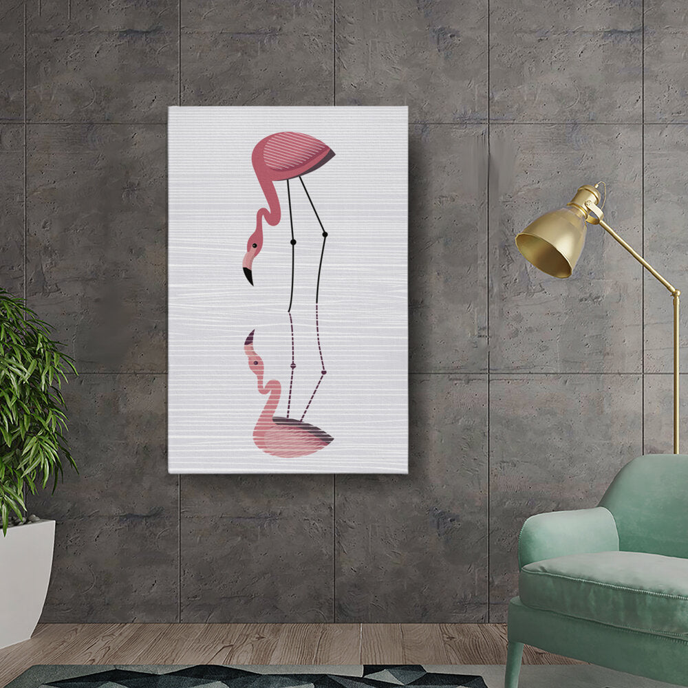 Elegant Flamingo Reflection