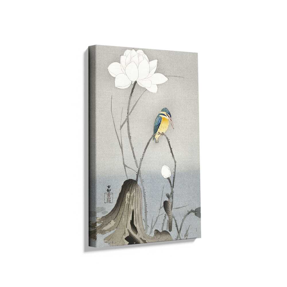Picasoul - Picasoul Curated - Lotus And Kingfisher - Wall Decor
