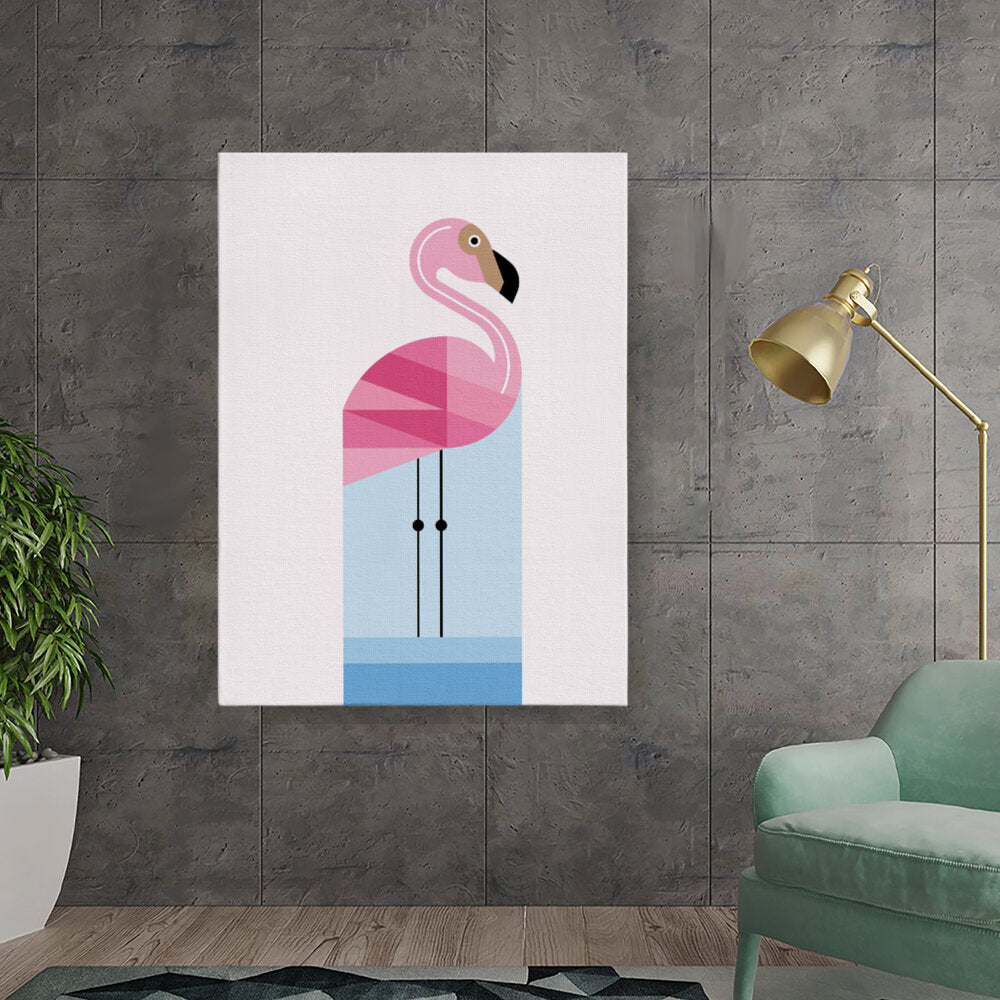 Stylized Flamingo