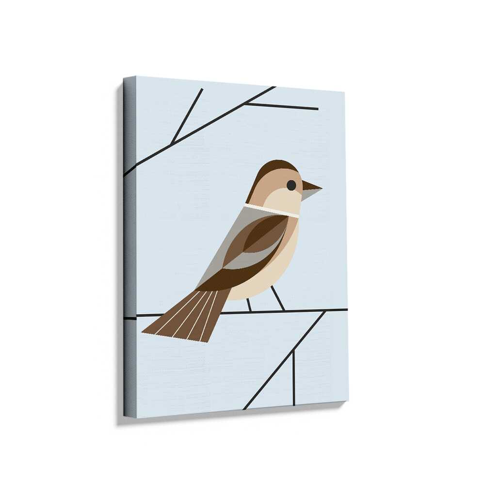Picasoul - Picasoul Curated - Stylized Bird On A Branch - Wall Decor