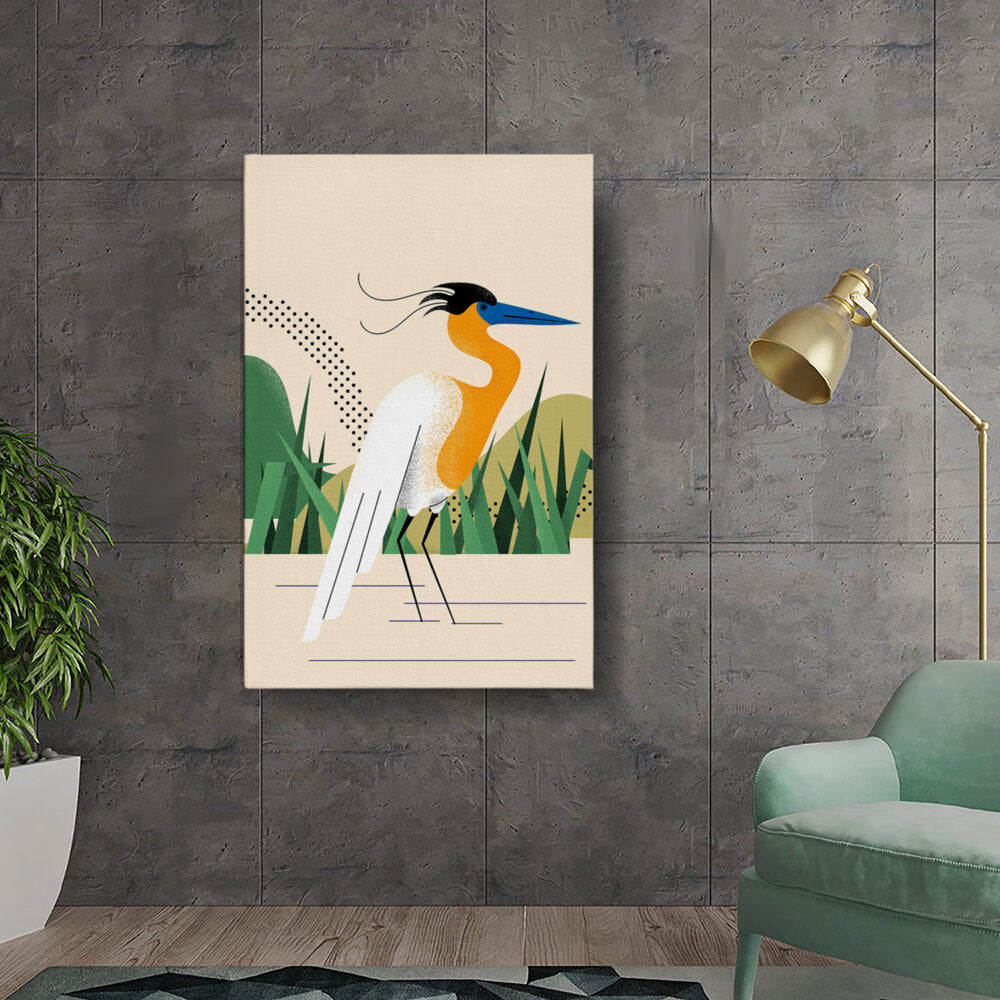 Stylized Heron