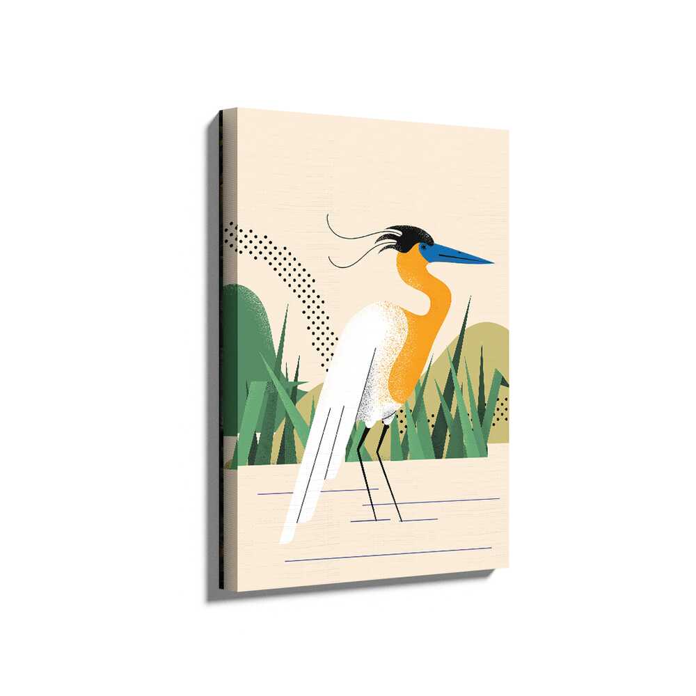 Picasoul - Picasoul Curated - Stylized Heron - Wall Decor