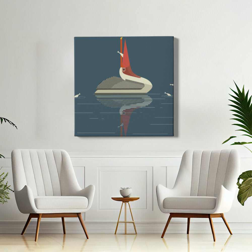 Stylized Pelican
