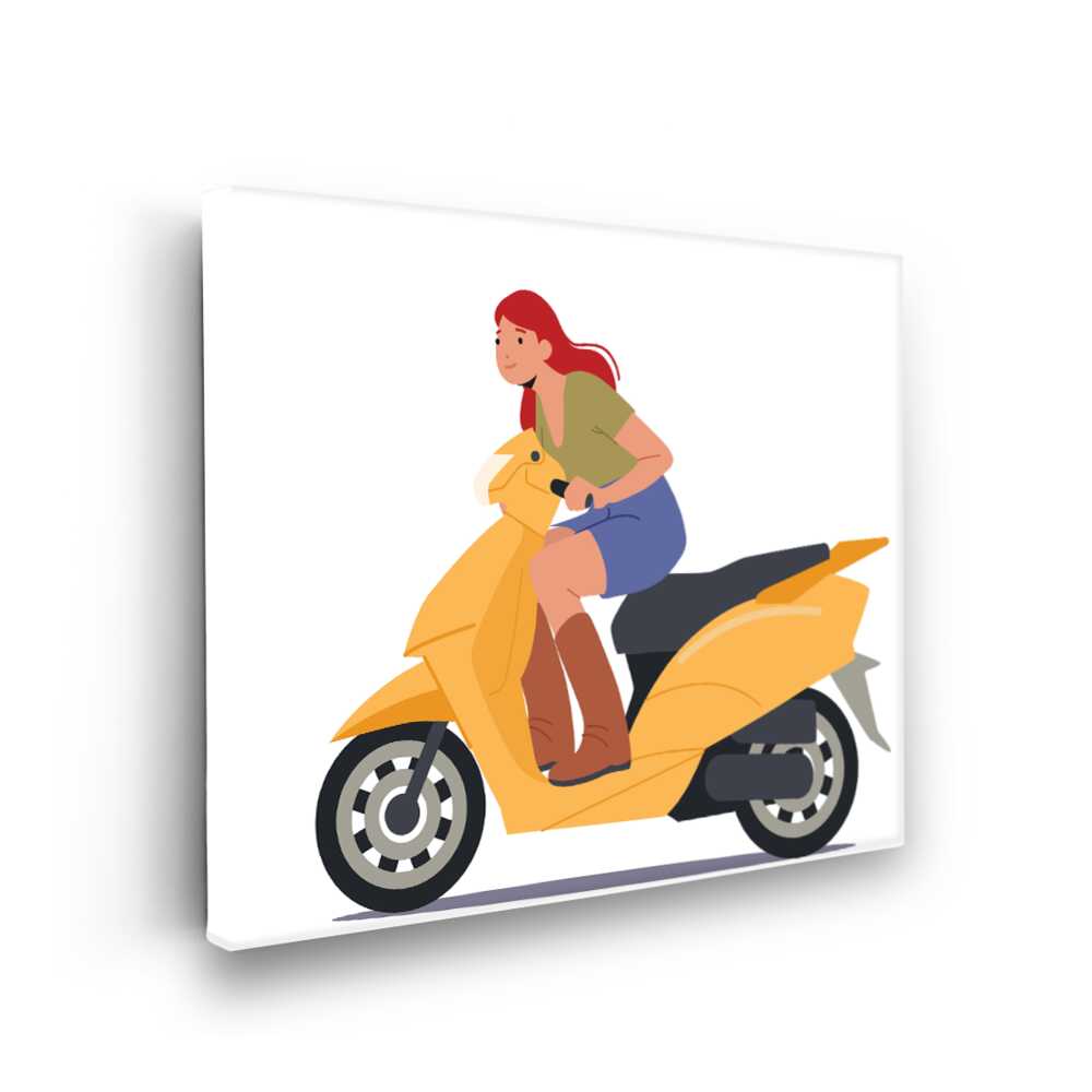 Picasoul - Picasoul Curated - Rider On A Scooter - Wall Decor