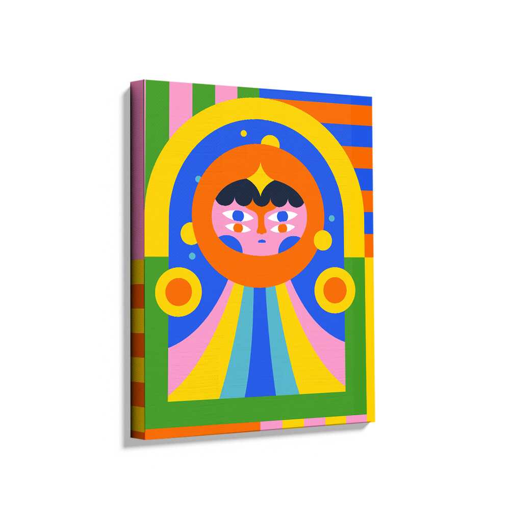 Picasoul - Picasoul Curated - Colorful Abstract Face - Wall Decor