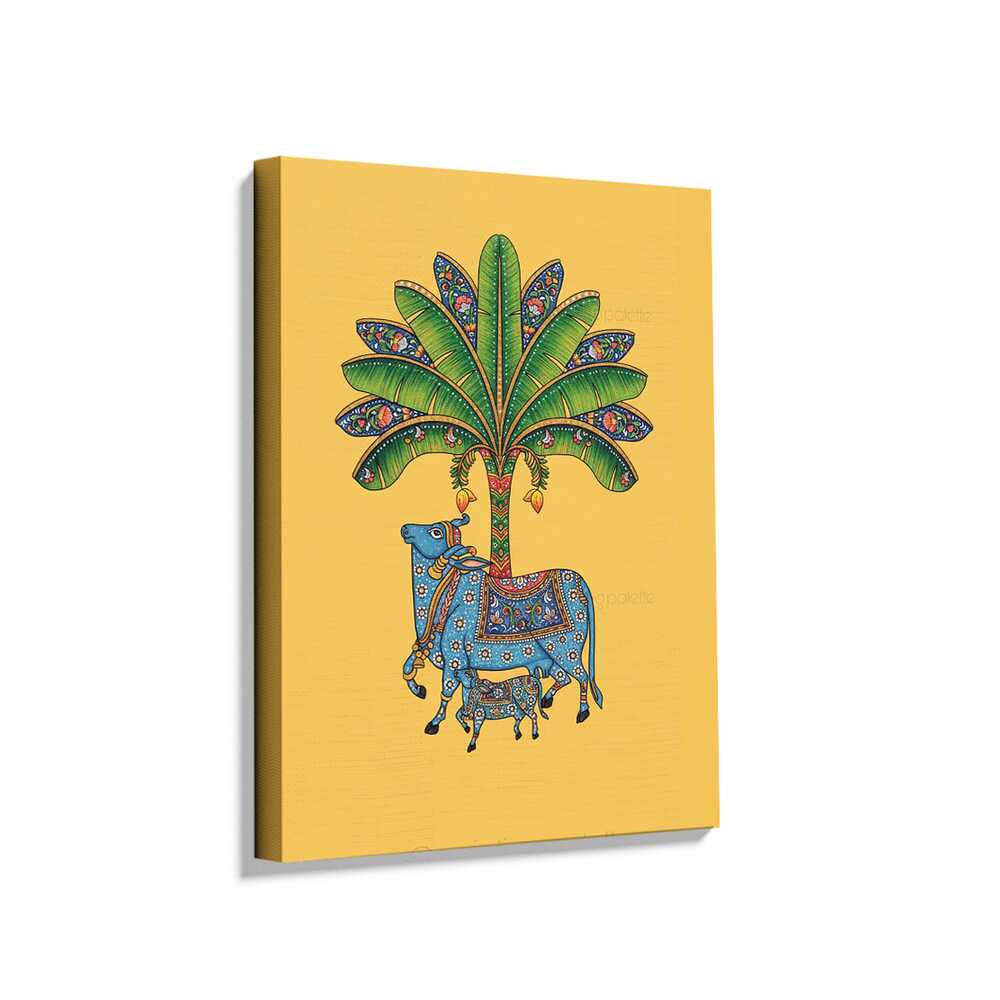 Picasoul - Picasoul Curated - Sacred Cows Under A Palm Tree - Wall Decor
