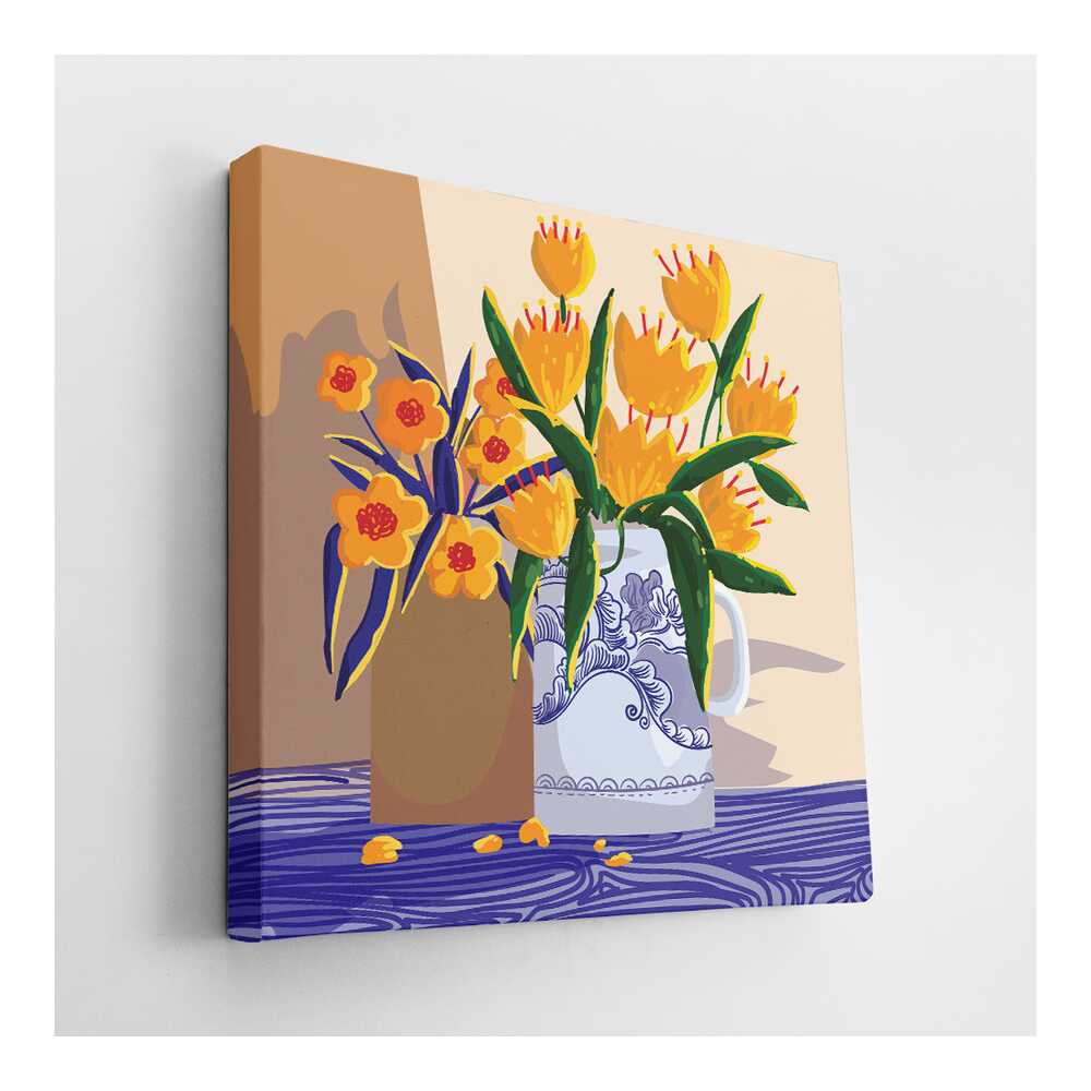 Picasoul - Picasoul Curated - Vibrant Floral Arrangement 1 - Wall Decor