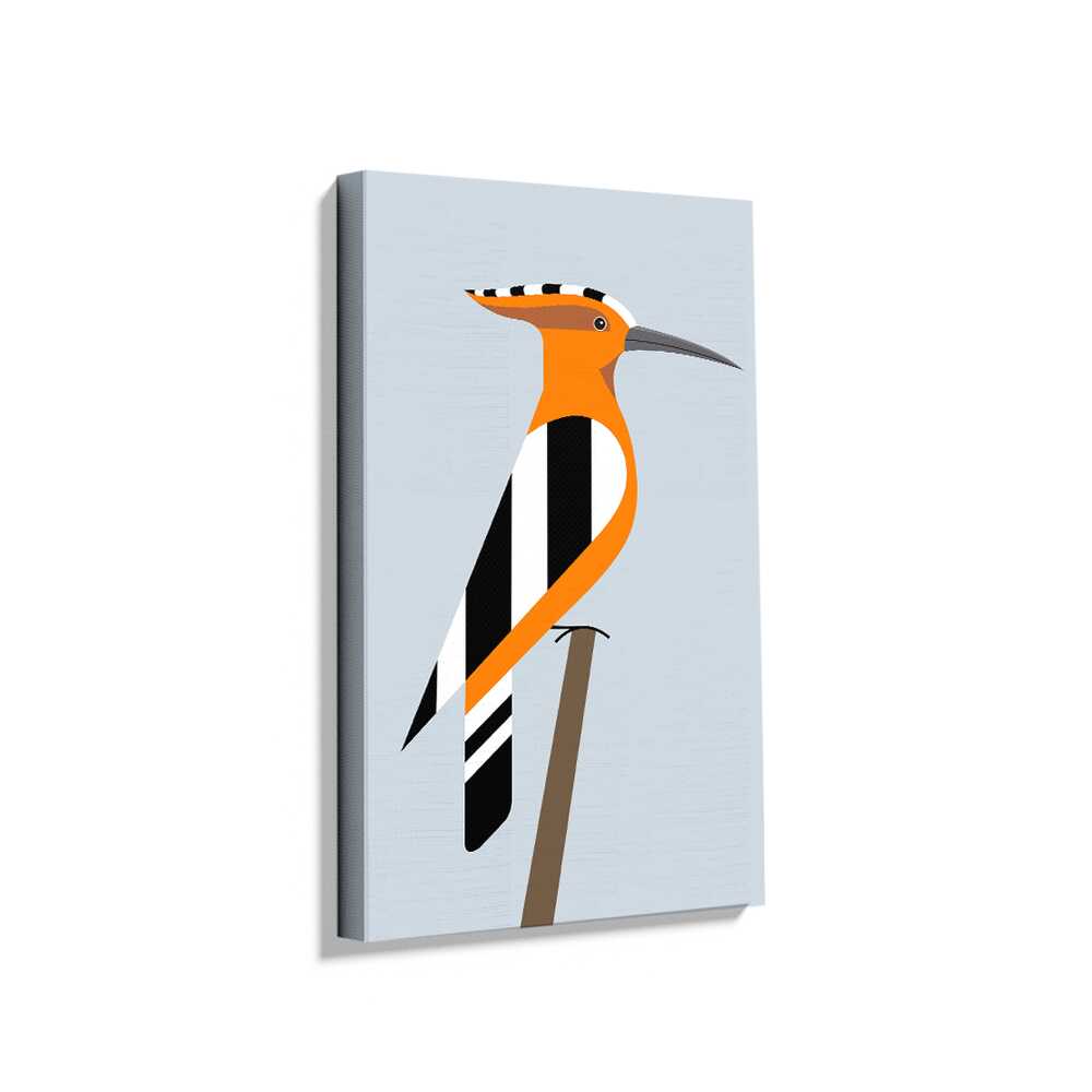 Picasoul - Picasoul Curated - Stylized Hoopoe Bird - Wall Decor
