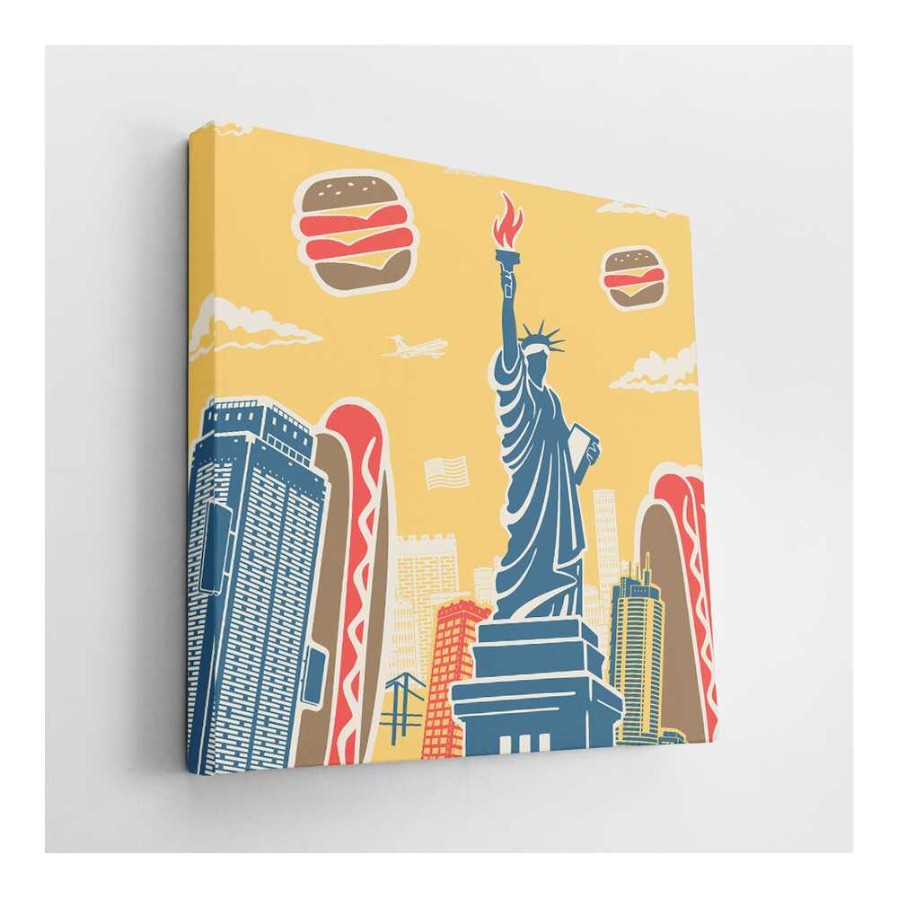 Picasoul - Picasoul Curated - Liberty And Fast Food - Wall Decor