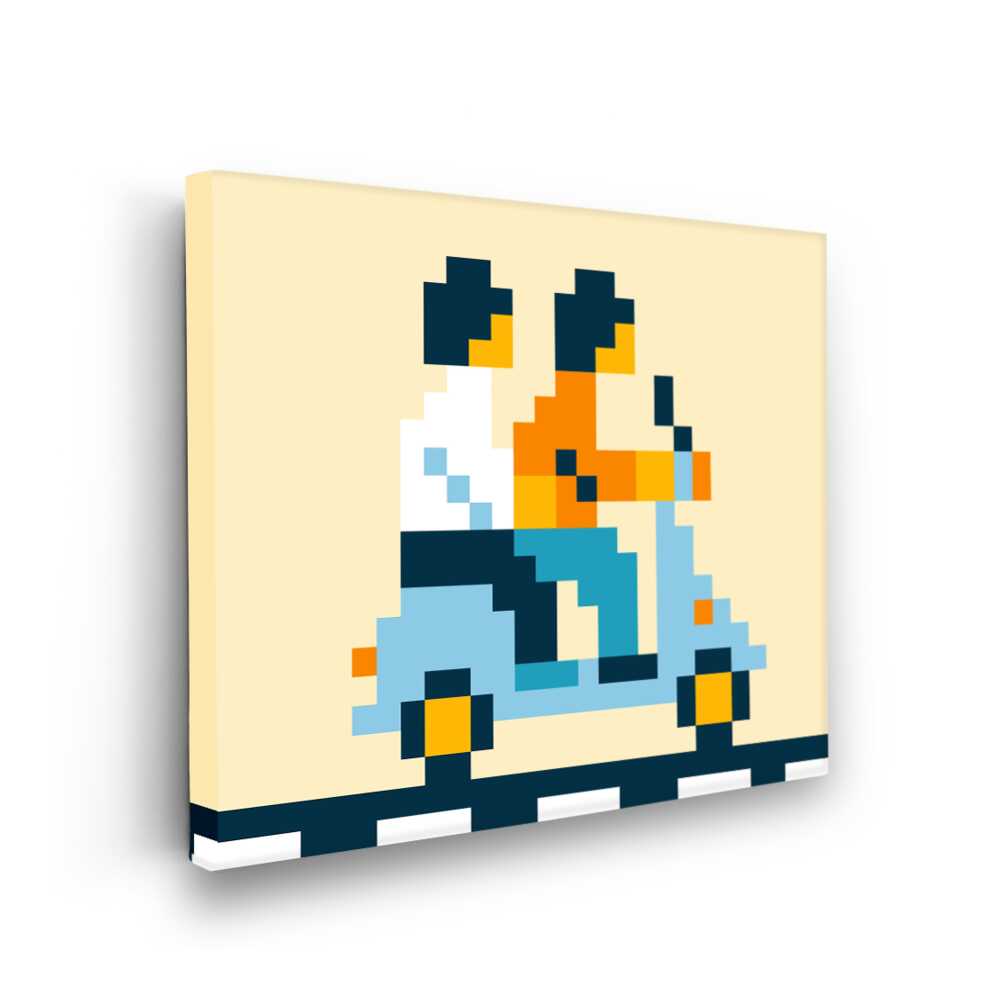 Picasoul - Picasoul Curated - Pixelated Ride - Wall Decor