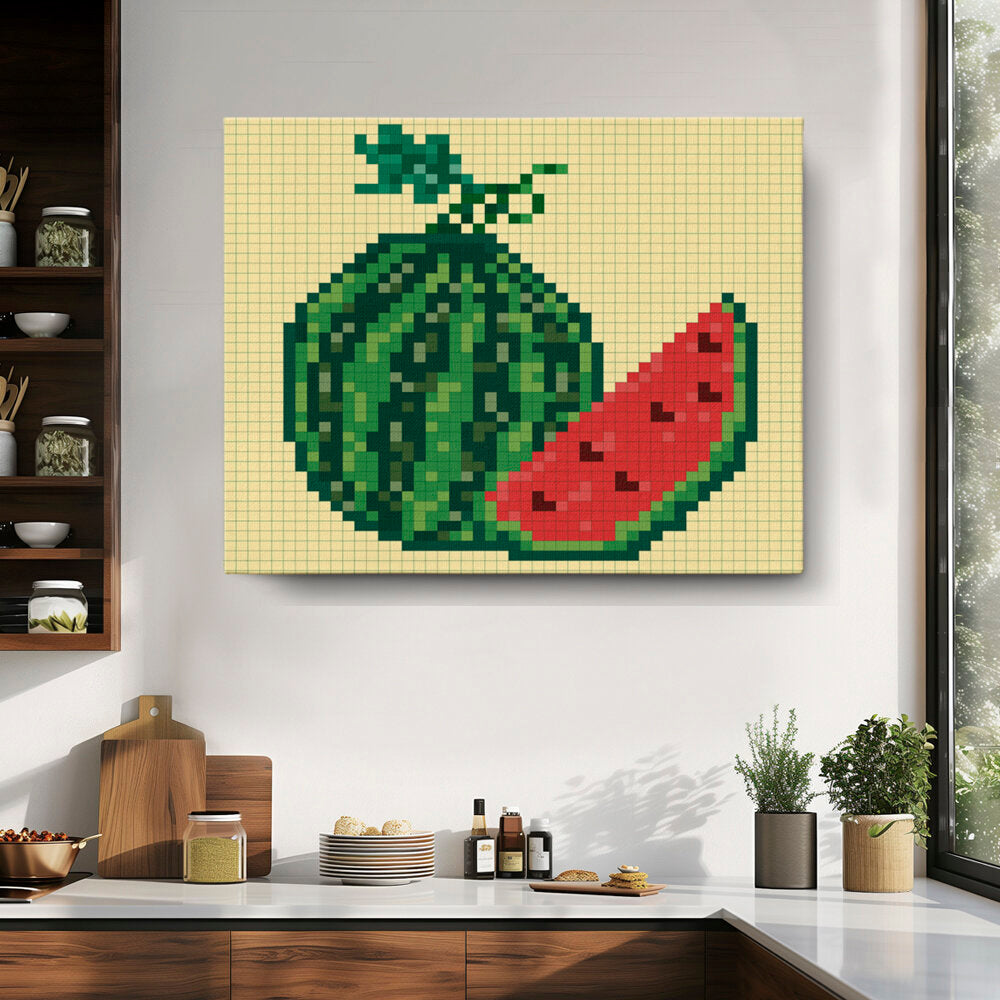 Pixelated Watermelon