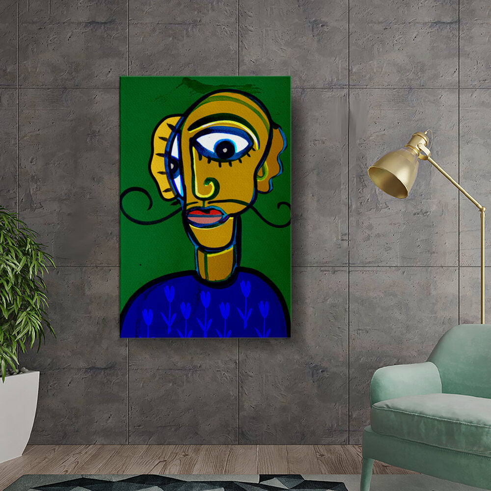 Abstract Man Portrait