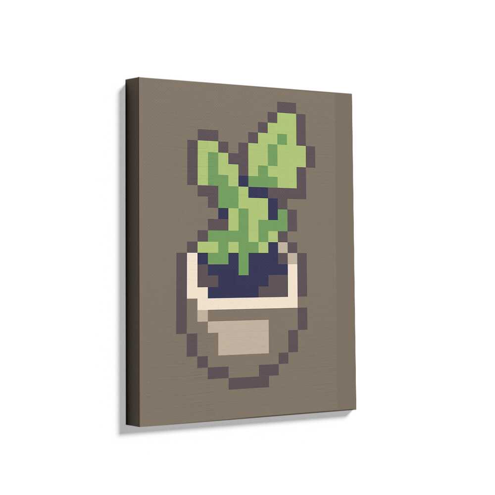 Picasoul - Picasoul Curated - Pixel Plant - Wall Decor