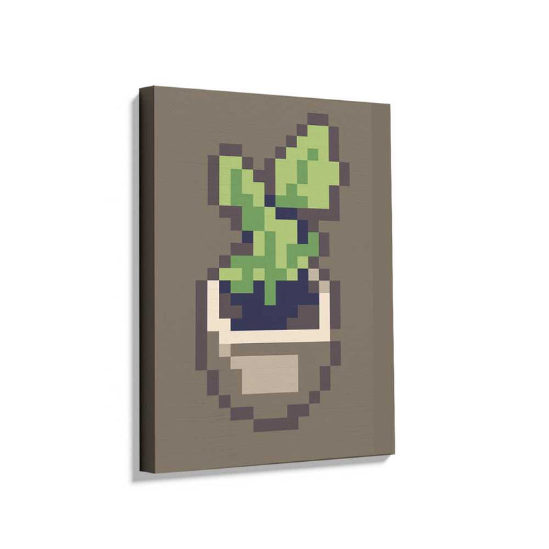Picasoul - Picasoul Curated - Pixel Plant - Wall Decor