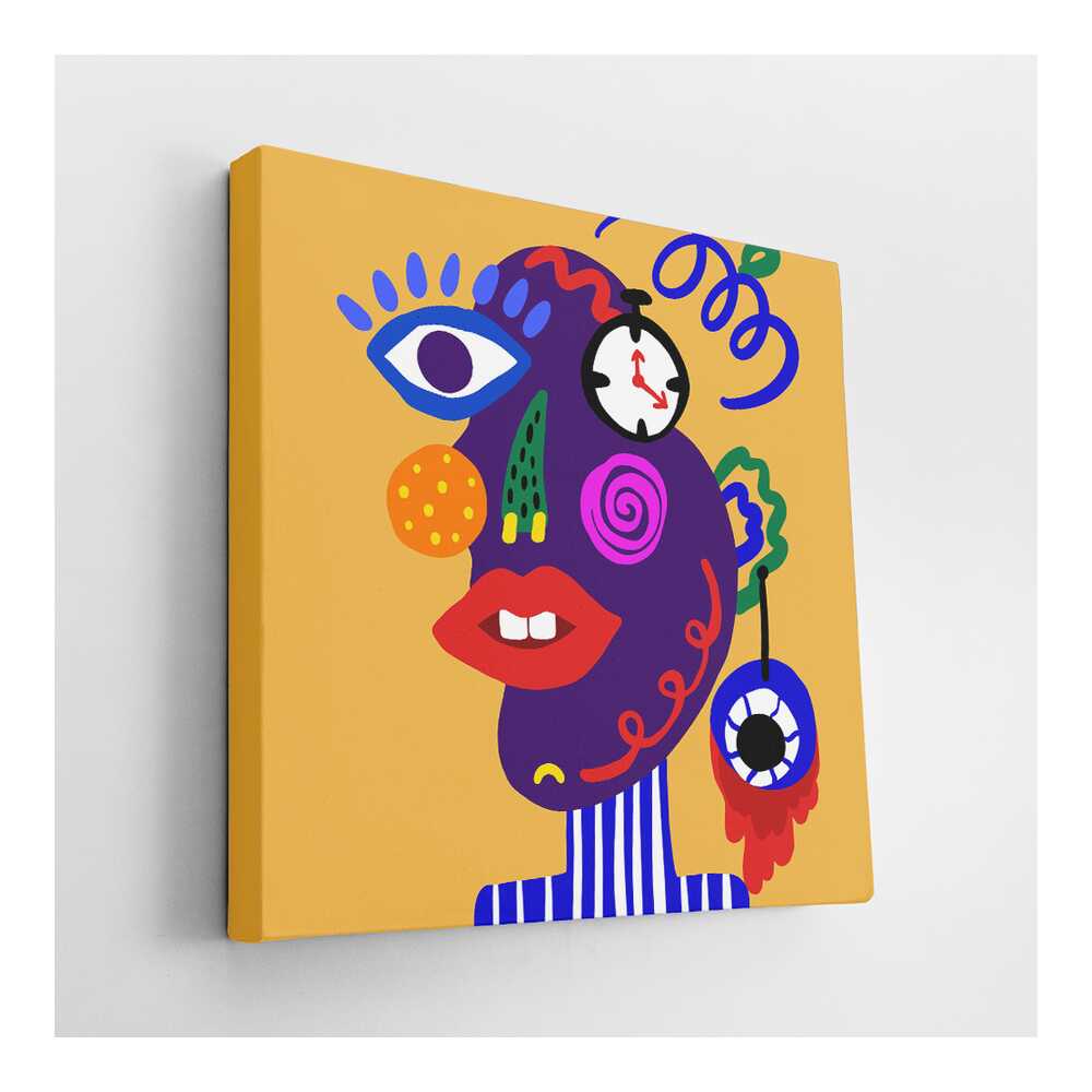 Picasoul - Picasoul Curated - Vibrant Face - Wall Decor