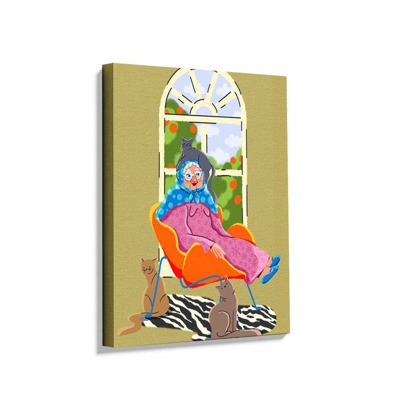 Picasoul - Picasoul Curated - Cozy Afternoon With Cats - Wall Decor