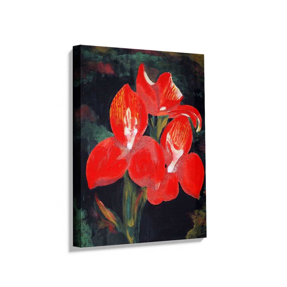 Picasoul - Picasoul Curated - Red Orchid Blooms - Wall Decor