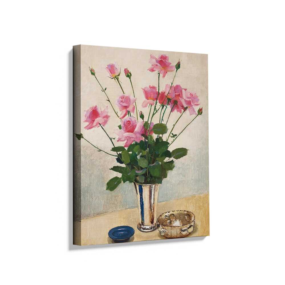 Picasoul - Picasoul Curated - Bouquet Of Pink Roses - Wall Decor