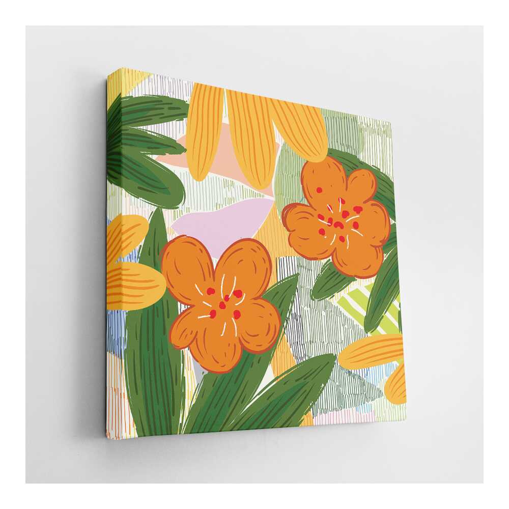 Picasoul - Picasoul Curated - Vibrant Floral Composition 3 - Wall Decor