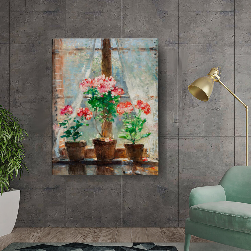 Flowers By The Window
