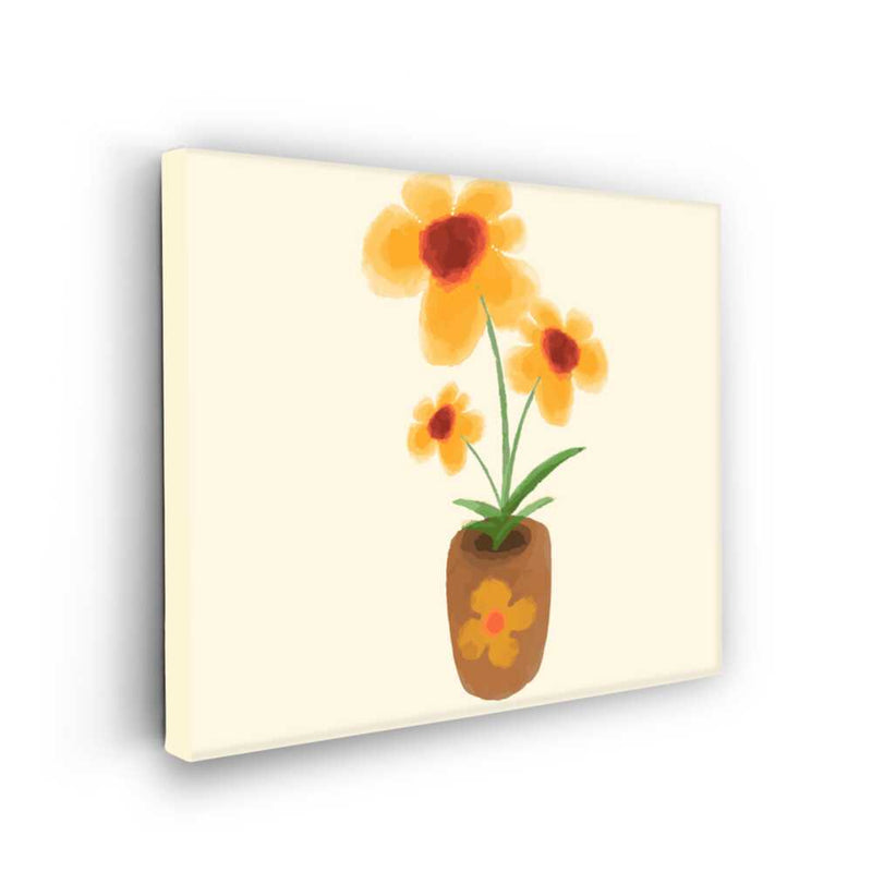 Picasoul - Picasoul Curated - Sunny Blooms In A Pot - Wall Decor
