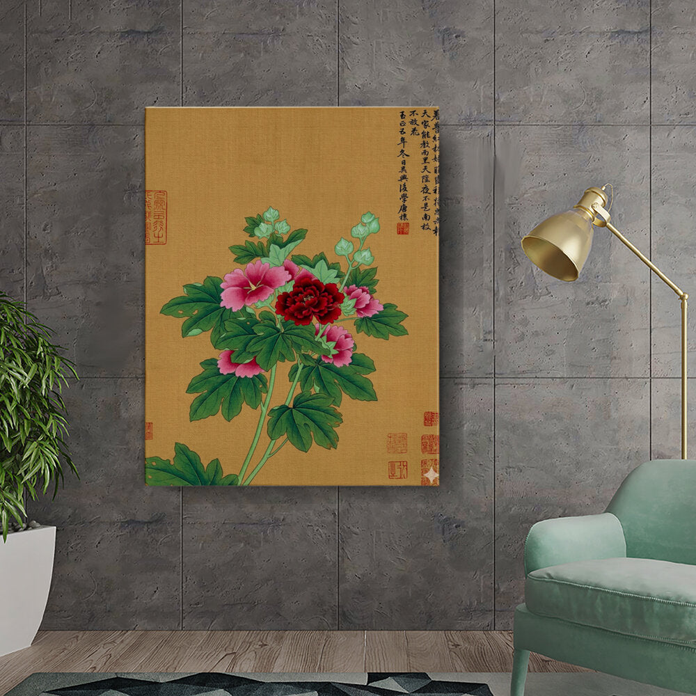 Flowering Peonies