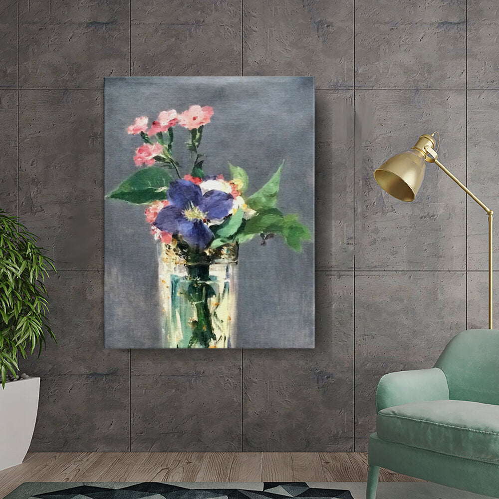 Floral Arrangement In Glass