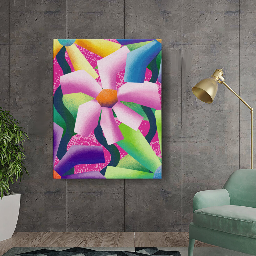 Vibrant Floral Abstraction