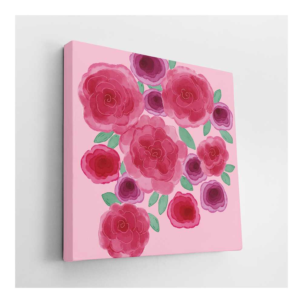 Picasoul - Picasoul Curated - Blush Roses Bouquet - Wall Decor