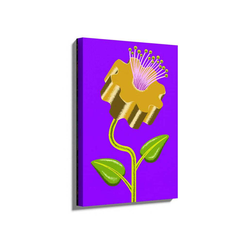 Picasoul - Picasoul Curated - Golden Floral Delight - Wall Decor