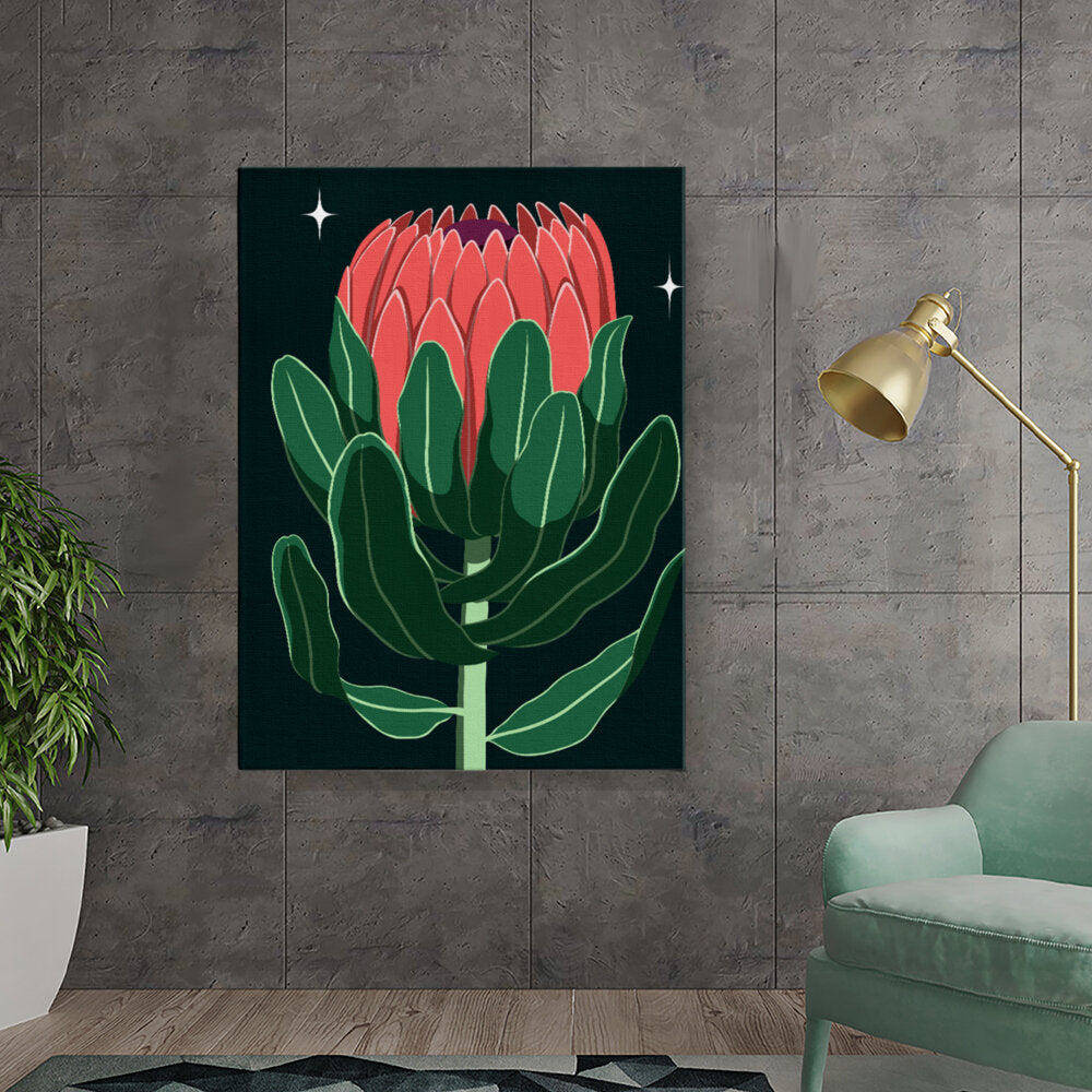 Abstract Protea Bloom