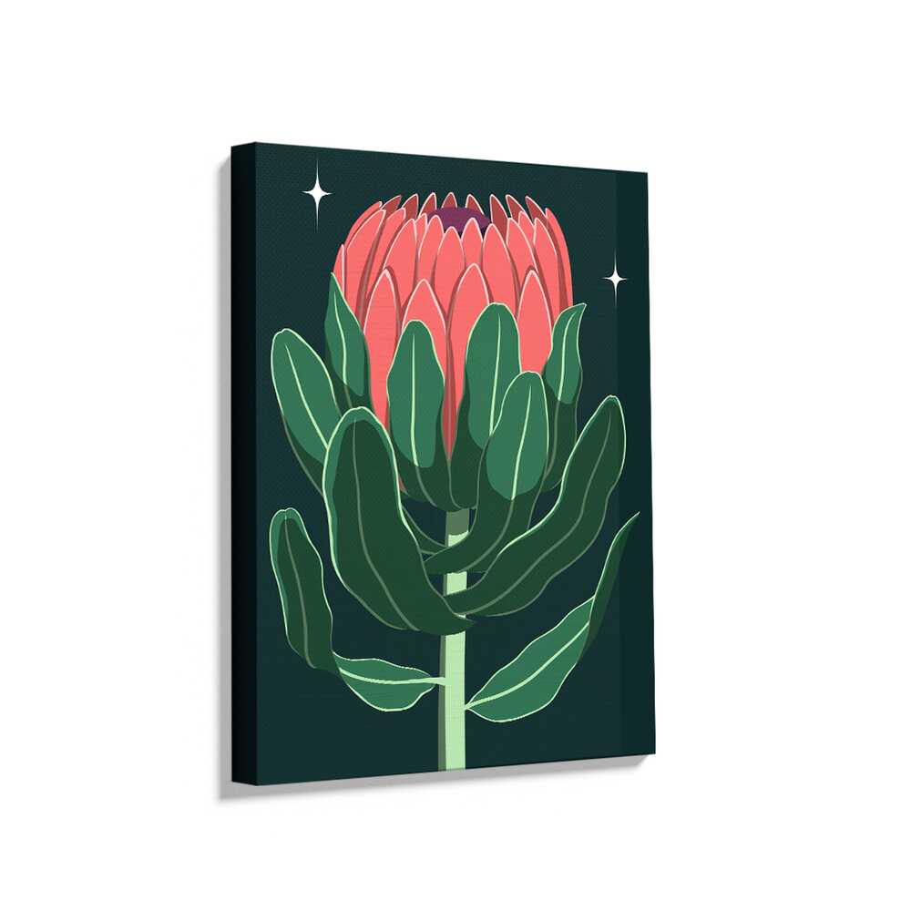 Picasoul - Picasoul Curated - Abstract Protea Bloom - Wall Decor
