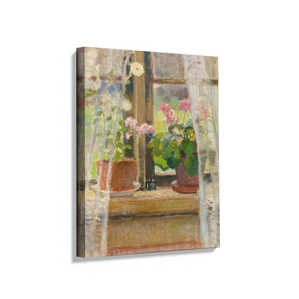 Picasoul - Picasoul Curated - Window With Blooms - Wall Decor