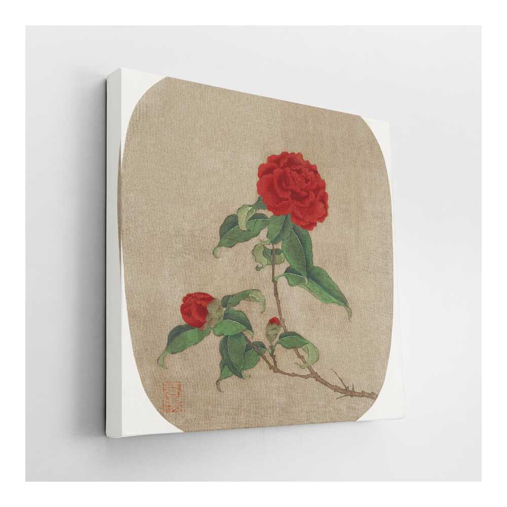 Picasoul - Picasoul Curated - Red Camellia Blossom - Wall Decor