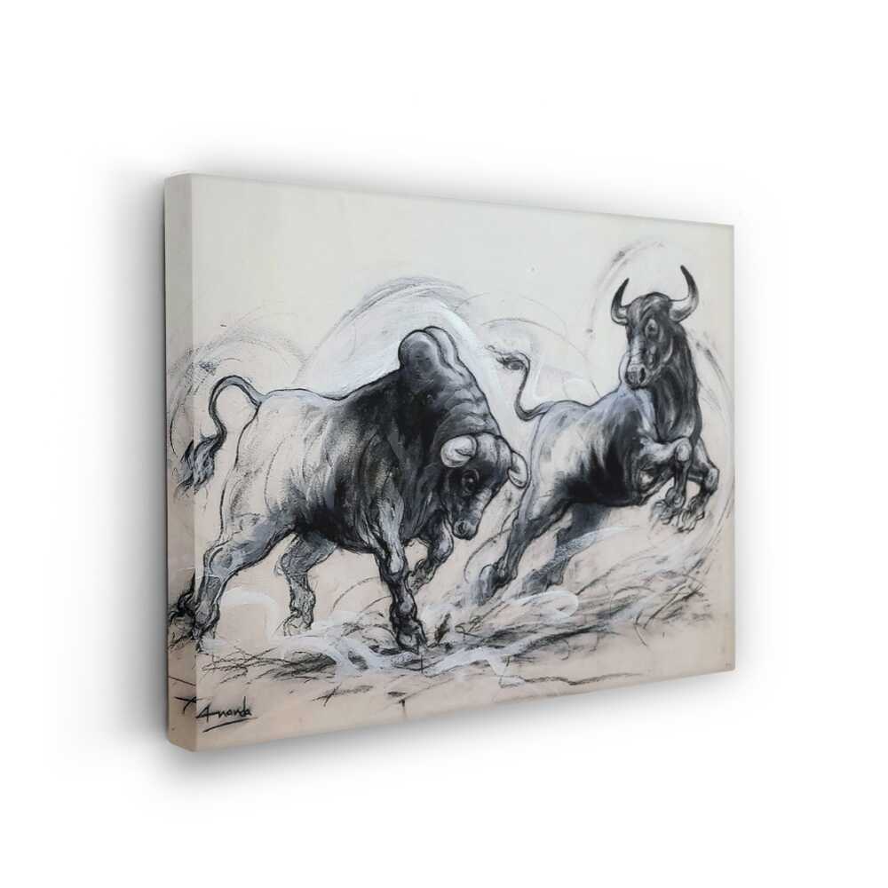 Picasoul - Picasoul Curated - Dynamic Bulls - Wall Decor
