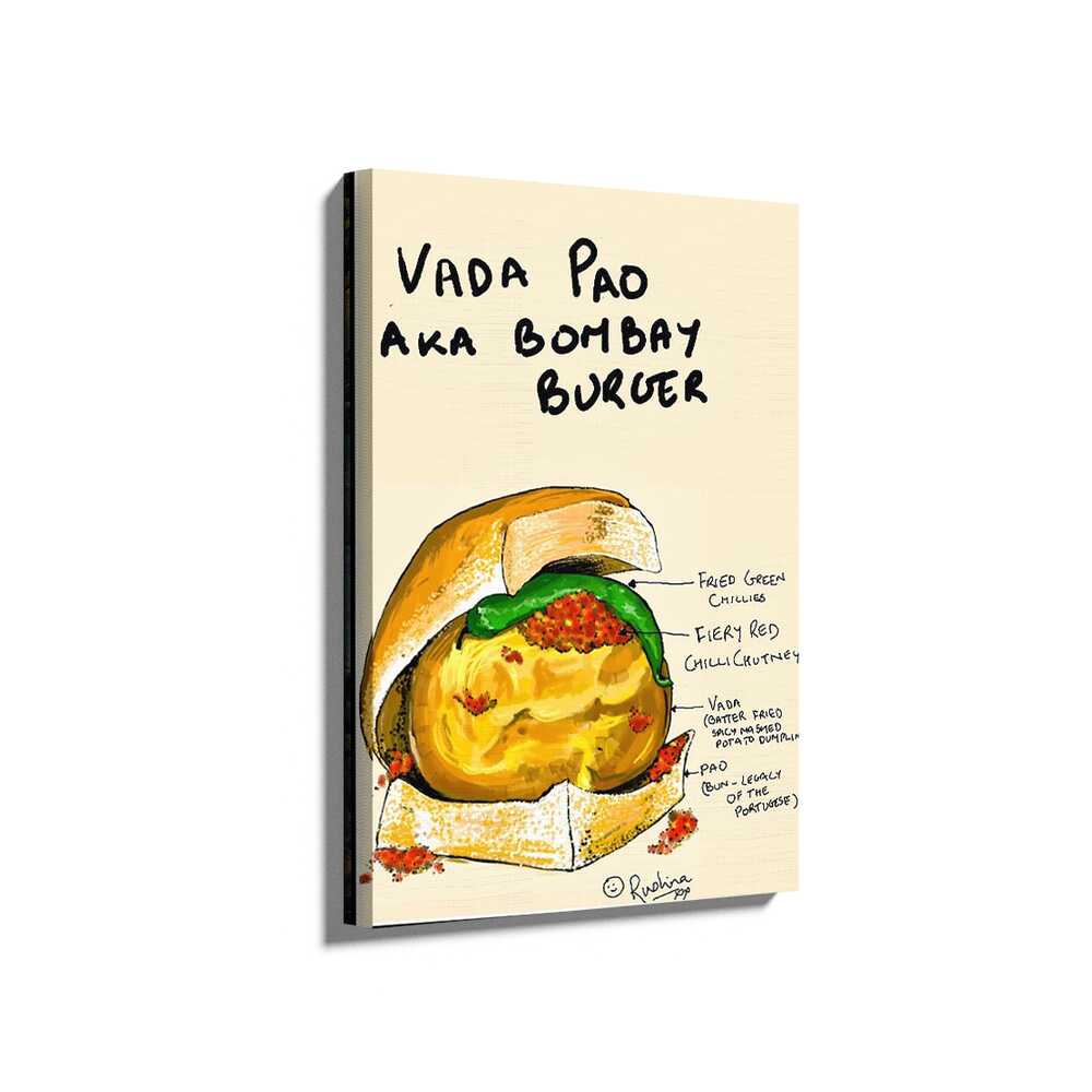 Picasoul - Picasoul Curated - Vada Pao: The Bombay Burger - Wall Decor