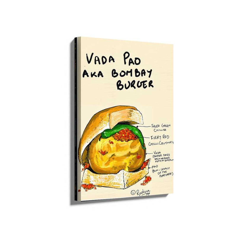 Picasoul - Picasoul Curated - Vada Pao: The Bombay Burger - Wall Decor