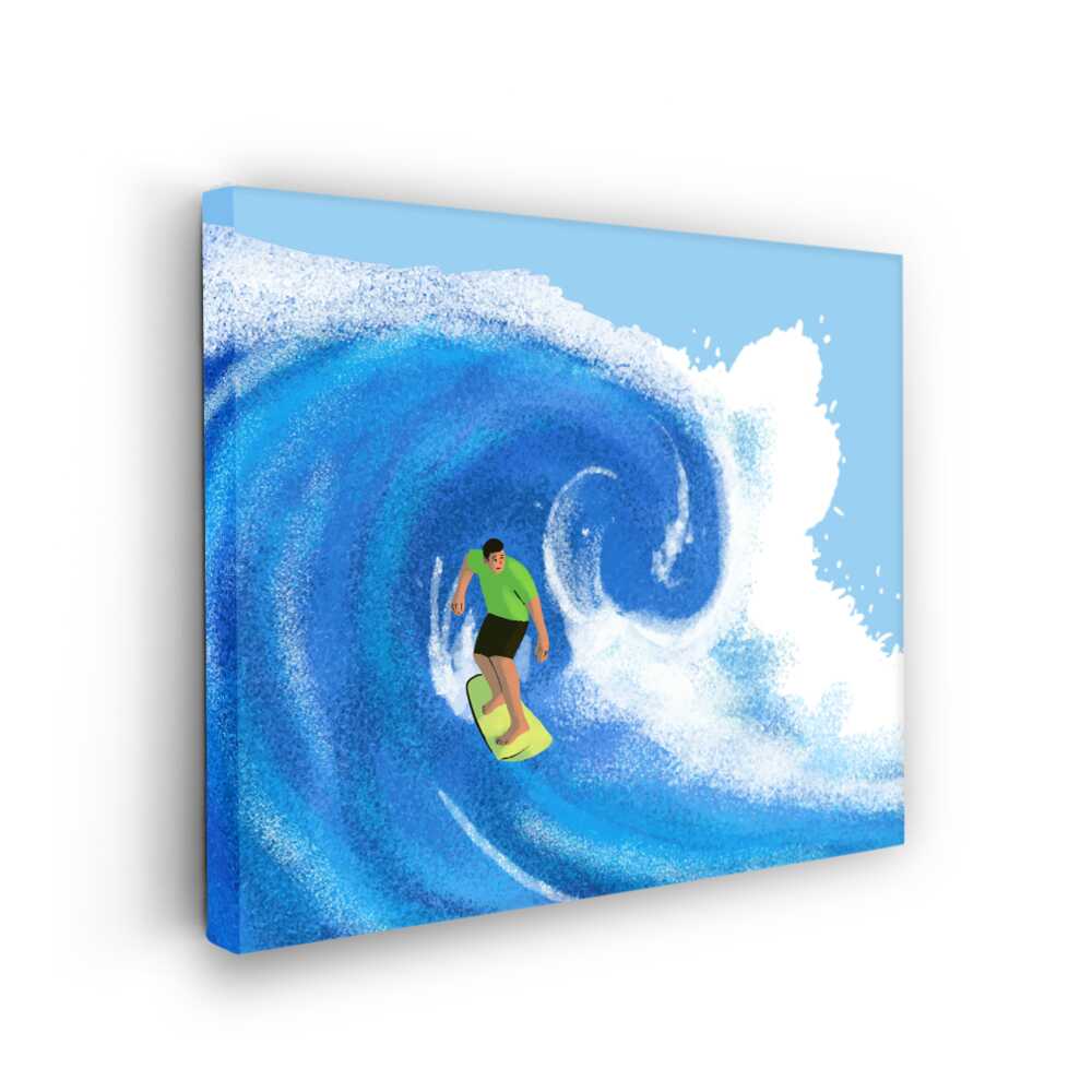 Picasoul - Picasoul Curated - Surfing The Waves - Wall Decor