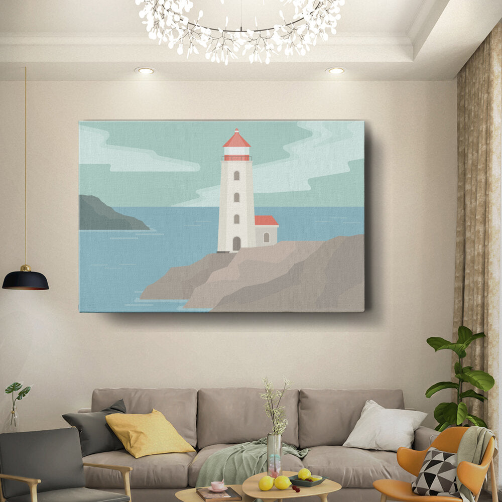 Lighthouse By The Sea