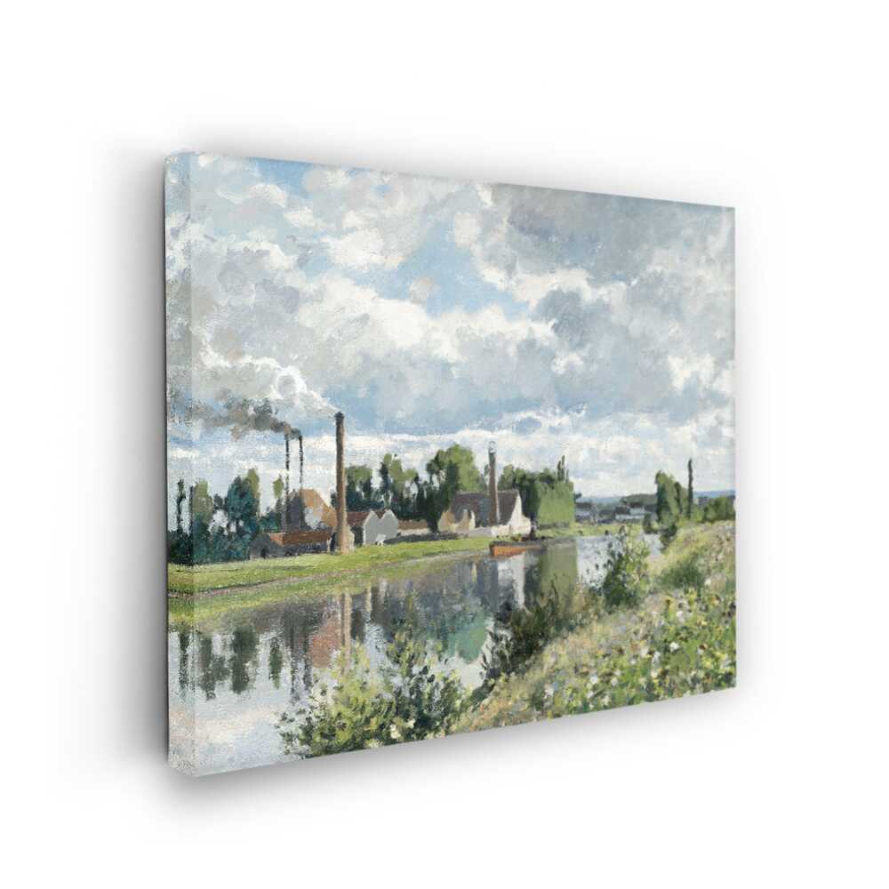 Picasoul - Picasoul Curated - Riverside Factory Scene - Wall Decor