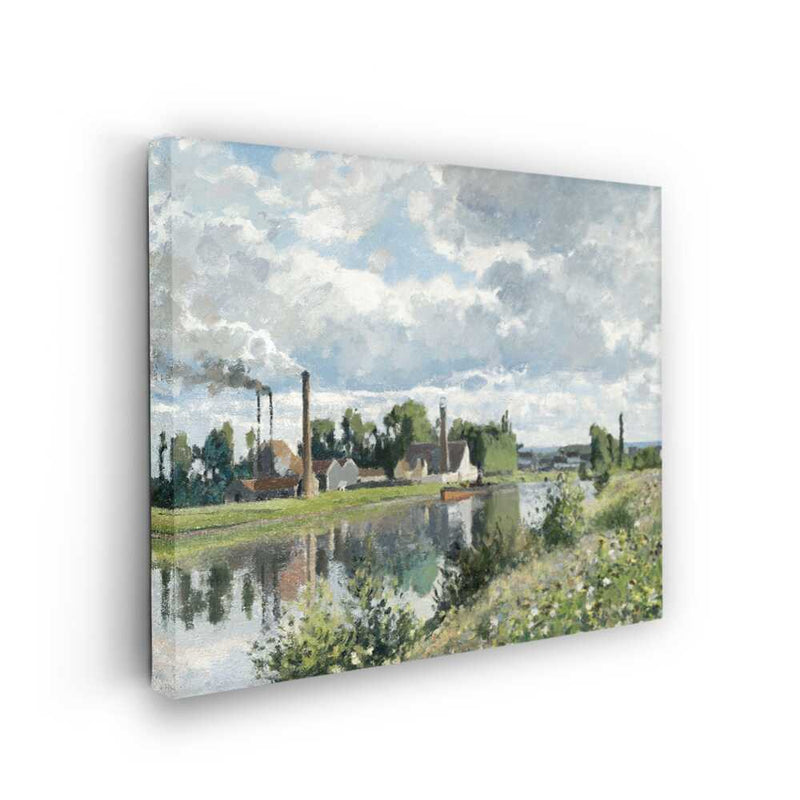 Picasoul - Picasoul Curated - Riverside Factory Scene - Wall Decor