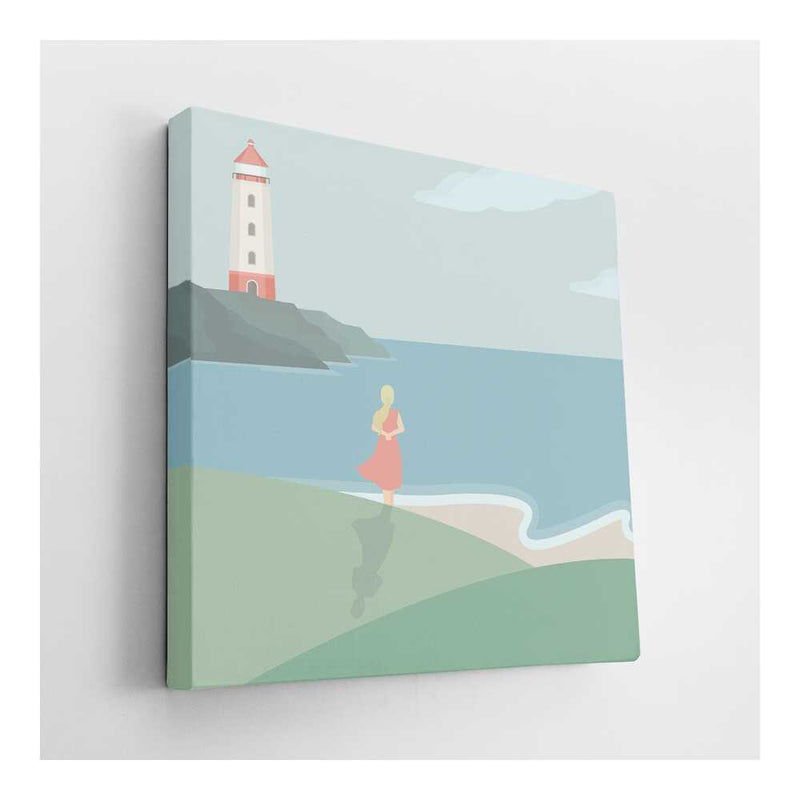 Picasoul - Picasoul Curated - Lighthouse Serenity 001 - Wall Decor