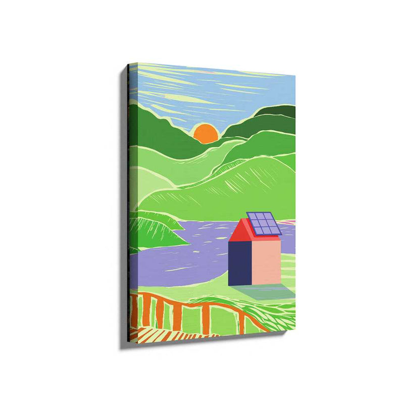 Picasoul - Picasoul Curated - Sunset Over The Hills - Wall Decor