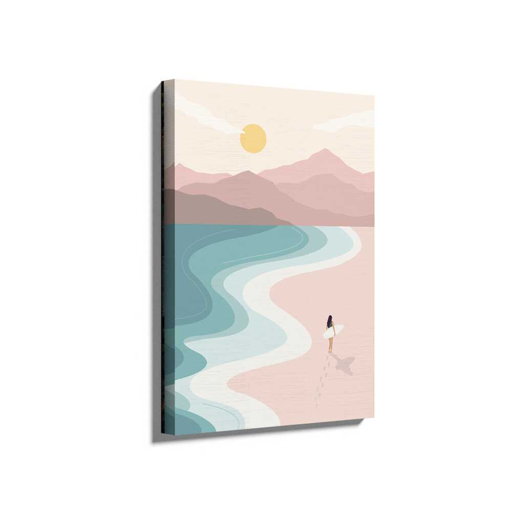 Picasoul - Picasoul Curated - Surfer At Sunrise - Wall Decor