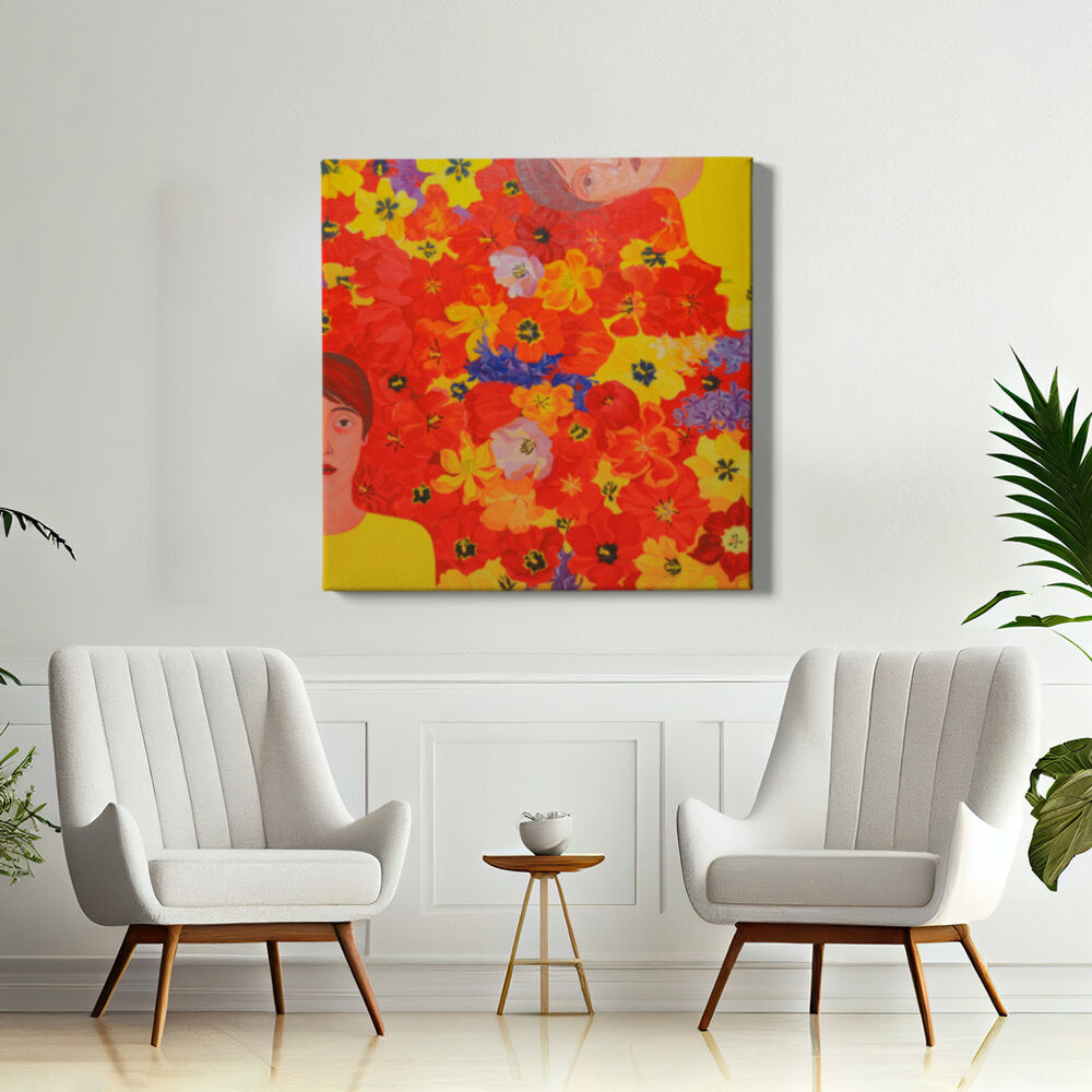 Faces In Floral Harmony